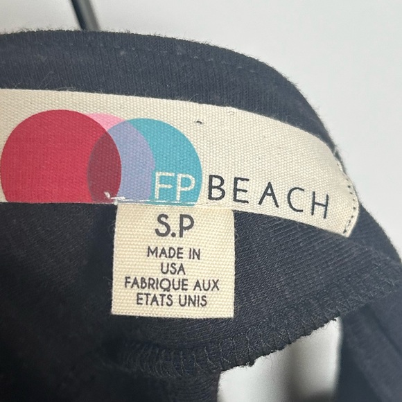 Free People Beach Alice Jumpsuit in Charcoal Gray Size Small Boho Lagenlook - Picture 6 of 7